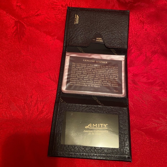 Amity Leather Tri-Fold Wallet - Picture 2 of 9